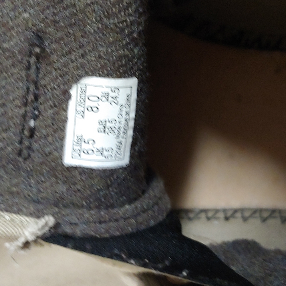 Vans Off The Wall hightop shoes. mn. sz.6.5.  wm. sz.8 - Picture 7 of 9